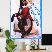 Poster Créatures curieuses - Sceau (Bureau à domicile)