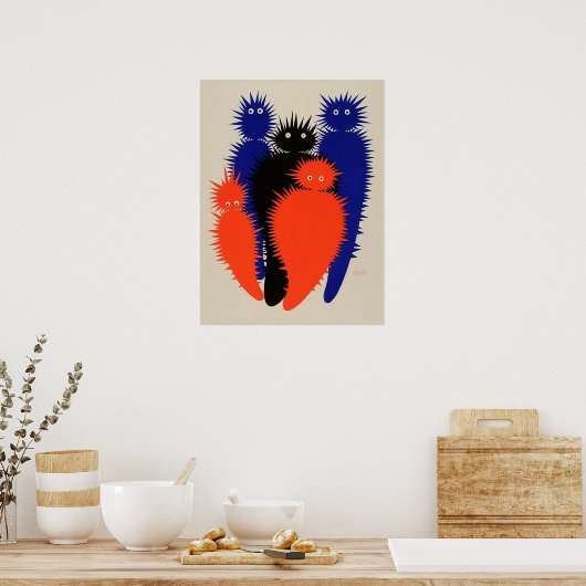 Poster Créatures de Julius Klinger vers 1909 (Cuisine)