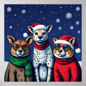 Poster Créatures de Noël déguisées (Devant)