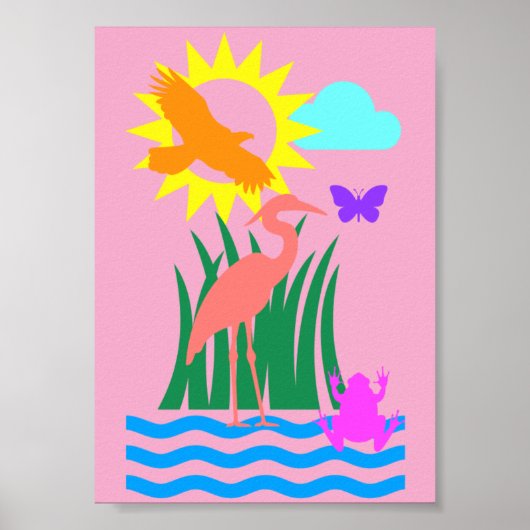 Poster Créatures Everglade (Devant)