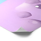 Poster Créatures Fantastiques Pastel Kawaii (Coin)