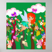 Poster créatures forestières (Devant)