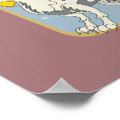 Poster Créatures Magiques Graphique Vintage (Coin)