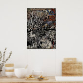 Poster Créatures sauvages et timides et monstrueuses (Cuisine)