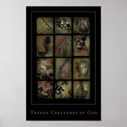 Poster créatures tendres de dieu (Devant)