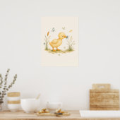 Poster Crèche Little Duck & Wildflower (Cuisine)