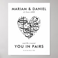 Créé à Pairs Élégant Mariage Musulman Noir