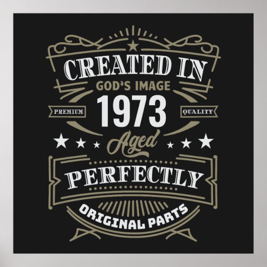 Poster Créé dans l'image de Dieu Customisé (Devant)