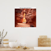 Poster Créé des guerriers par les guerriersCreed (Cuisine)