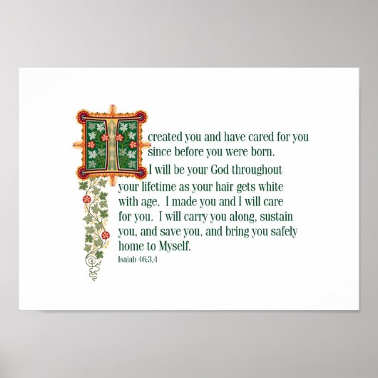 Poster Créé par l'affiche de Dieu (Devant)