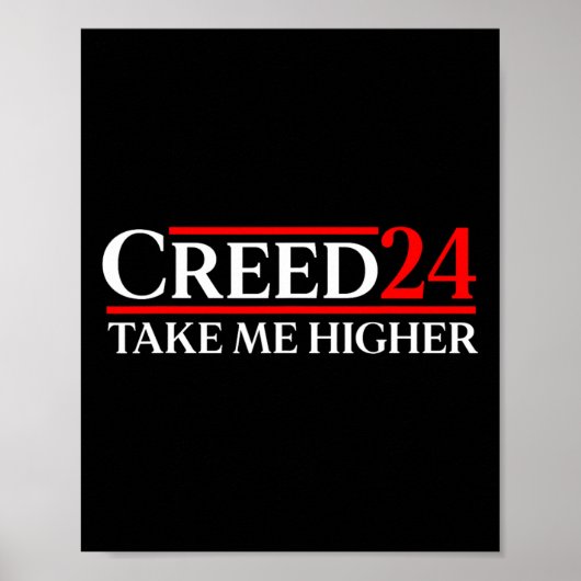 Poster Creed 24 Emmène-Moi Plus Haut Drapeau États-Unis A (Devant)