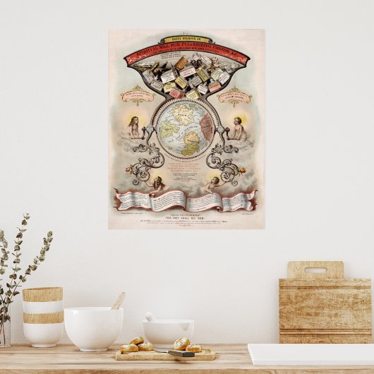 Poster Creed Crusher; a Mill for Pulverizing Creeds (1867 (Cuisine)