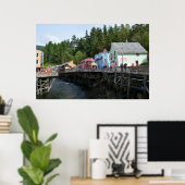 Poster Creek Street à Ketchikan (Bureau à domicile)