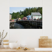 Poster Creek Street à Ketchikan (Cuisine)