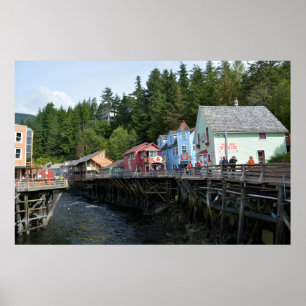 Poster Creek Street à Ketchikan