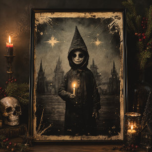 Poster Creepmas Gothique Noël Vintage Horreur