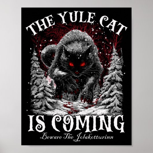 Poster Creepmas The Yule Cat Is Coming Be Ware Of Jolakot (Devant)