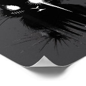 Poster Creepy Cute Goth Bunny Horror Rabbit Sketch Alt Ng (Coin)