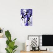 Poster Creepy Woman Monster Macabre Art (Bureau à domicile)