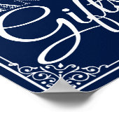 Poster Créer à l'aide du panneau mariage couleur choisi (Coin)