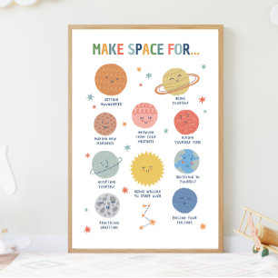 Poster Créer De L'Espace Pour L'Apprentissage Émotionnel 