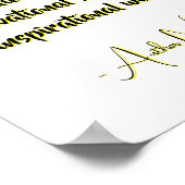 Poster Créer des devis courts - Personnalisez votre propr (Coin)