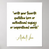 Poster Créer des devis courts - Personnalisez votre propr (Devant)