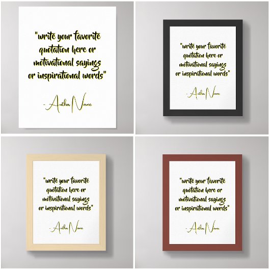 Poster Créer des devis courts - Personnalisez votre propr