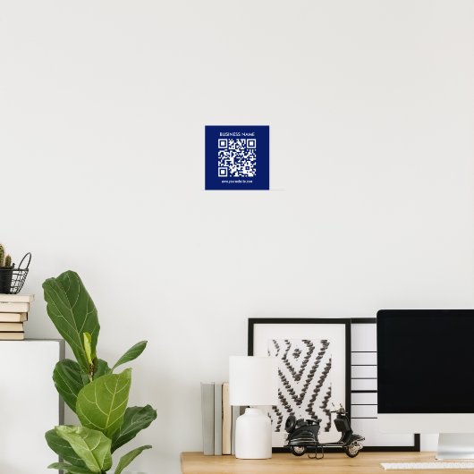 Poster Créer du code QR instantanément | Design simple mo (Bureau à domicile)