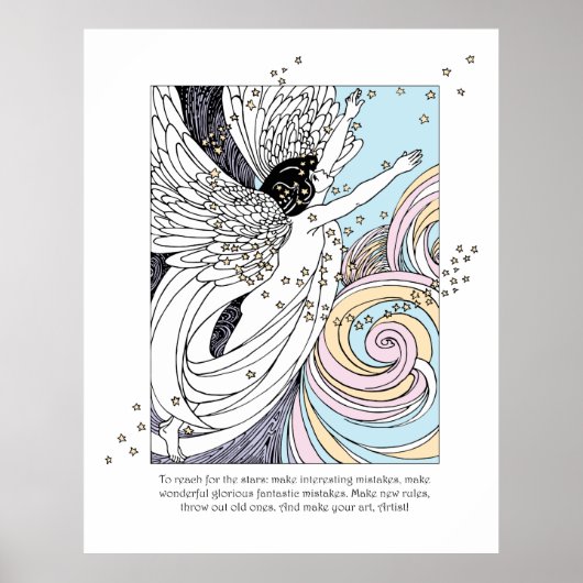 Poster Créer un angle d'art (Devant)