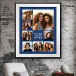 Poster Créer un Collage Photo Personnalisé avec 8 Photos<br><div class="desc">Utilisez votre photo ou vos photos préférées pour faire un plaisir à garder à partager avec vos amis. Un design minimaliste avec seulement des instantanés et un bloc de texte.</div>