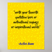 Poster Créer un devis de luxe en noir et or (Devant)