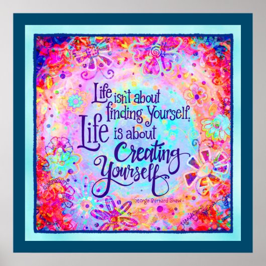 Poster Créer un devis inspirant (Devant)