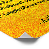 Poster Créer un devis moderne noir et or (Coin)