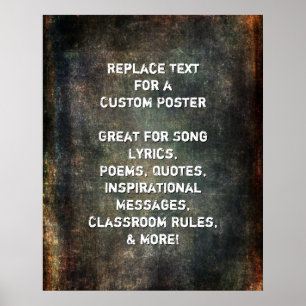 Poster Créer un devis personnalisé sur les textures de gr