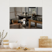 Poster Créer une image de l'art (Cuisine)