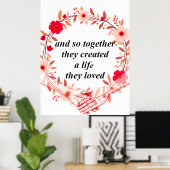 Poster Créer une vie commune (Bureau à domicile)