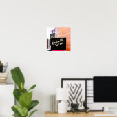 Poster Créer Une Vie Que Vous Aimez (Bureau à domicile)