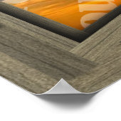 Poster Créer votre propre 6 Volet Lumière Brown Fenêtre O (Coin)