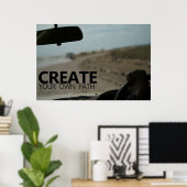 Poster Créer votre propre chemin (Bureau à domicile)