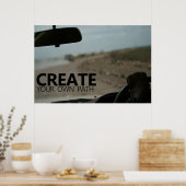 Poster Créer votre propre chemin (Cuisine)