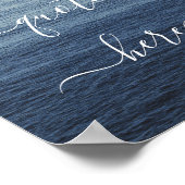 Poster Créer votre propre devis personnalisé Océan (Coin)