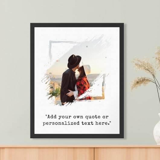 Poster Créer votre propre photo de devis personnalisée