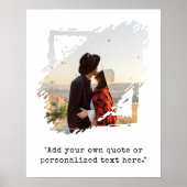 Poster Créer votre propre photo de devis personnalisée (Devant)