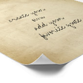 poster créer votre propre texture en détresse sépi (Coin)