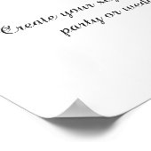 Poster créer votre signe mariage floral ou votre signe de (Coin)