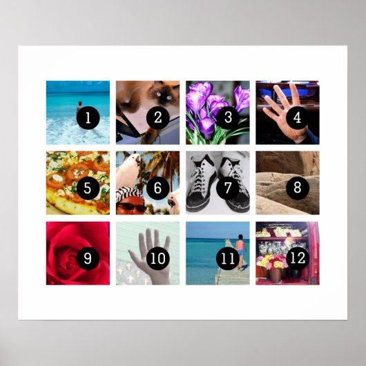 Poster Créez facilement votre propre photo Art avec 12 im (Devant)