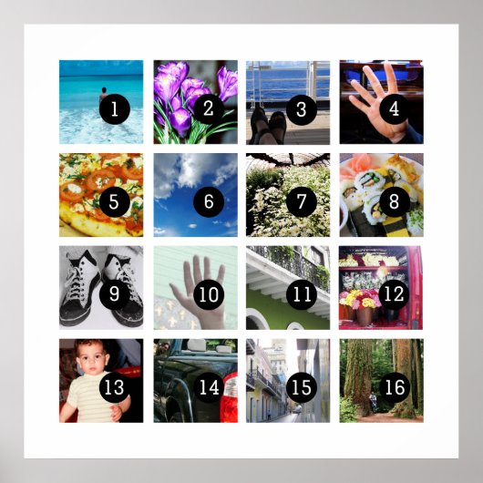 Poster Créez facilement votre propre photo Art avec 16 ph (Devant)
