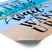 Poster Créez la vie que vous ne pouvez pas attendre pour  (Coin)