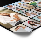 Poster Créez vos propres angles ronds 12 Photo Collage (Coin)